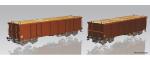 PIKO Set 2 wagons tombereau Eaos DB AG